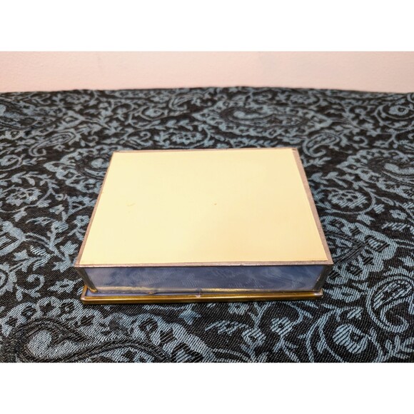 Vintage Stained Glass and Pressed Flower Jewelry Box - Picture 8 of 8